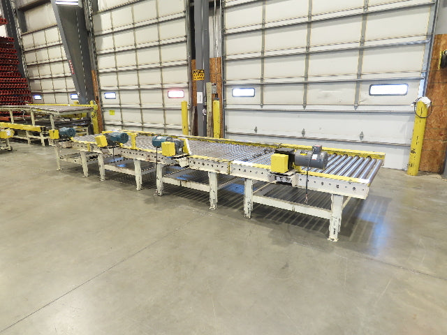 54" Pallet Conveyor 2.5" Roller 1Hp 460V Chain Drive 60 FPM 20' Length