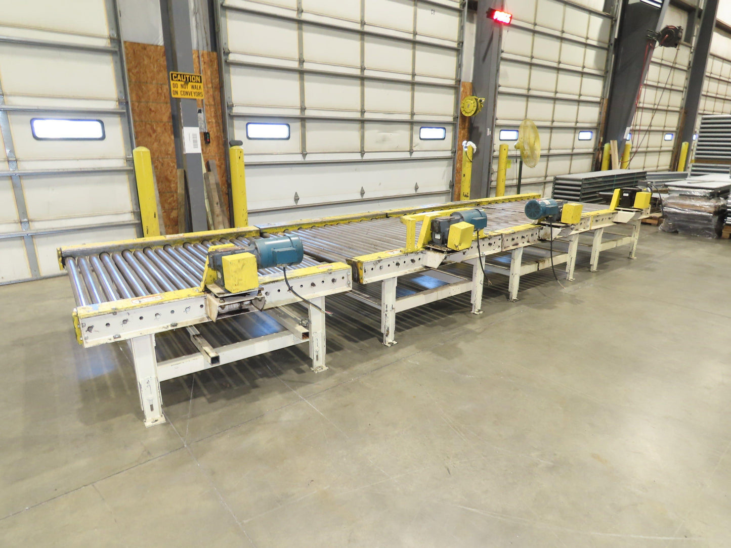 54" Pallet Conveyor 2.5" Roller 1Hp 460V Chain Drive 60 FPM 20' Length