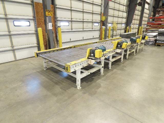 54" Pallet Conveyor 2.5" Roller 1Hp 460V Chain Drive 60 FPM 20' Length