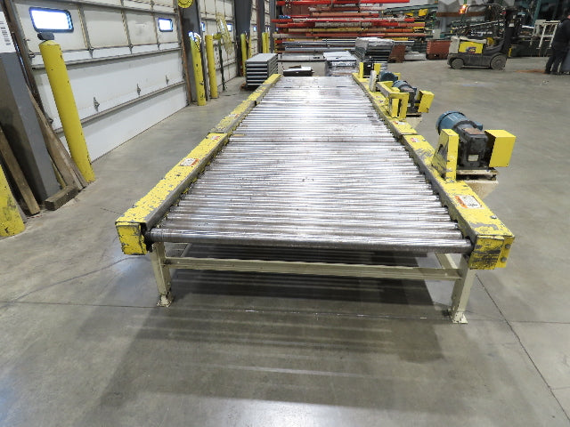 54" Pallet Conveyor 2.5" Roller 1Hp 460V Chain Drive 60 FPM 20' Length