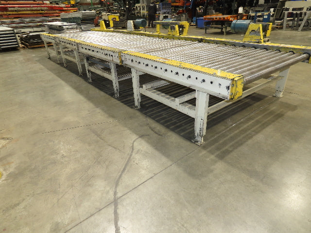 54" Pallet Conveyor 2.5" Roller 1Hp 460V Chain Drive 60 FPM 20' Length