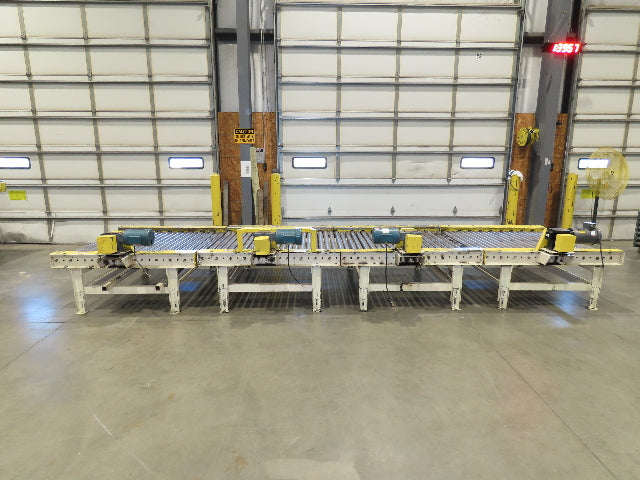 54" Pallet Conveyor 2.5" Roller 1Hp 460V Chain Drive 60 FPM 20' Length