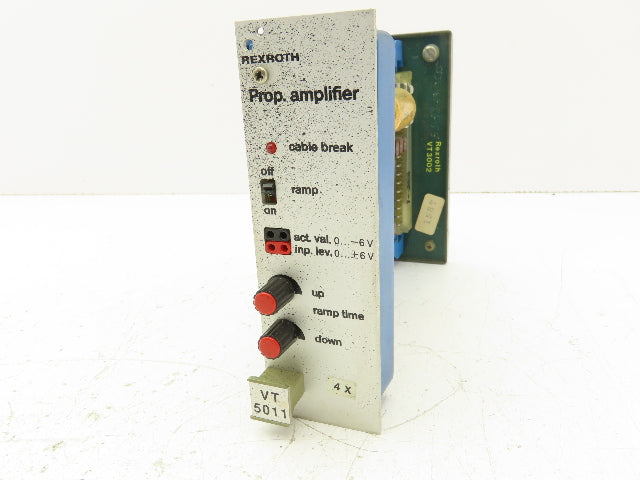 Rexroth VT5011S42R1 Proportional Amplifier Card VT5011 W/ Base VT3002