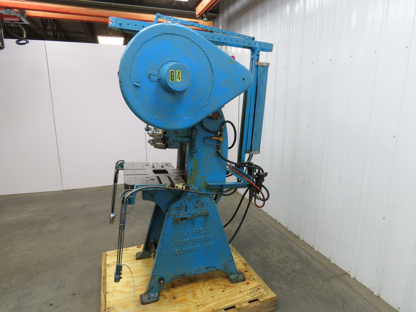 L&J No 2 Mechanical OBI Punch Press 18 Ton 2" Stroke 6-1/2" Throat 230/460V 3Ph