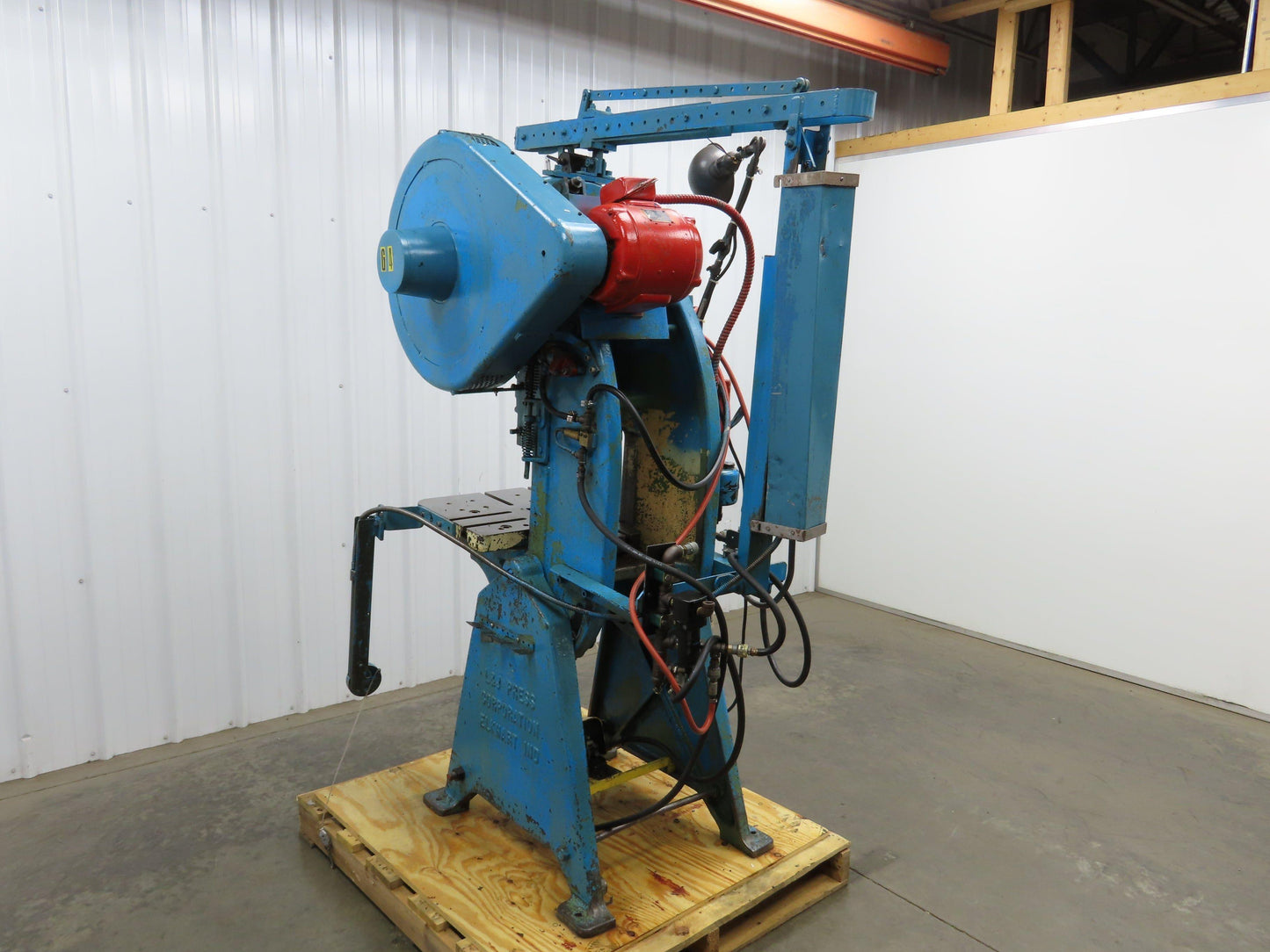 L&J No 2 Mechanical OBI Punch Press 18 Ton 2" Stroke 6-1/2" Throat 230/460V 3Ph