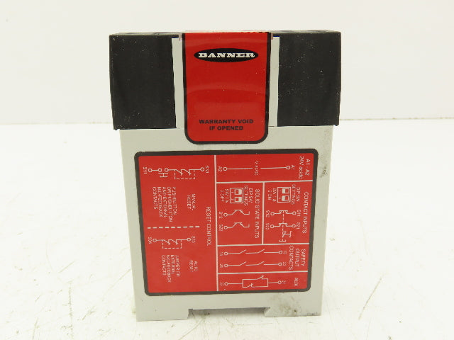 Banner UM-FA-11A Safety Relay Module For Safety Light Curtain 24V AC/DC 250V 7A