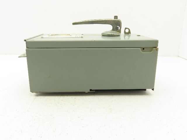 General Electric THP361 Fusible Panelboard Disconnect Switch QMR 30A 600V 3 Pole