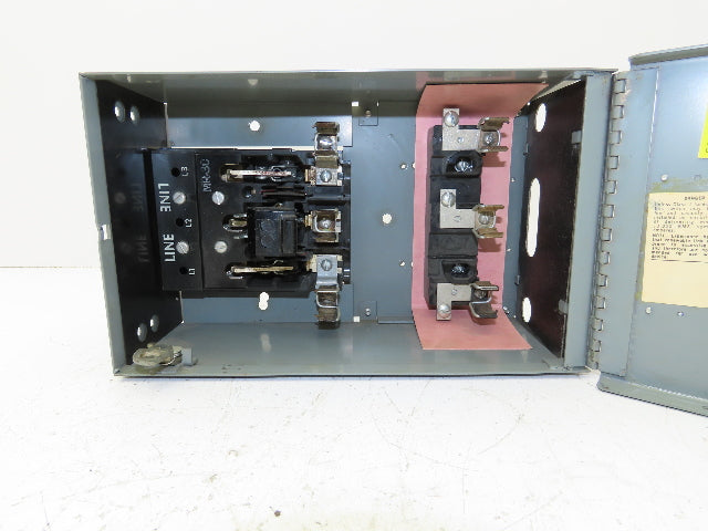General Electric THP361 Fusible Panelboard Disconnect Switch QMR 30A 600V 3 Pole