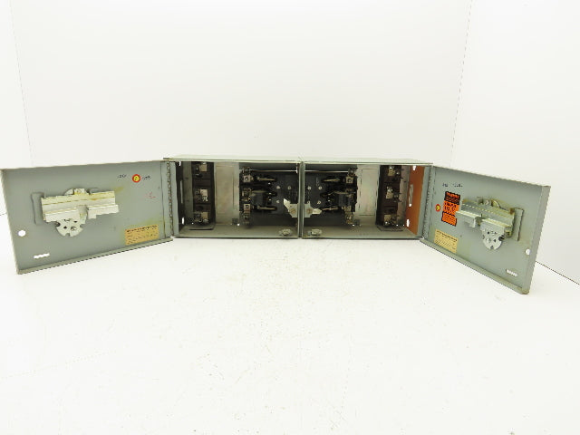 GE THP361 Fusible Panelboard Disconnect Switch Twin QMR 30A 600V 3 Pole