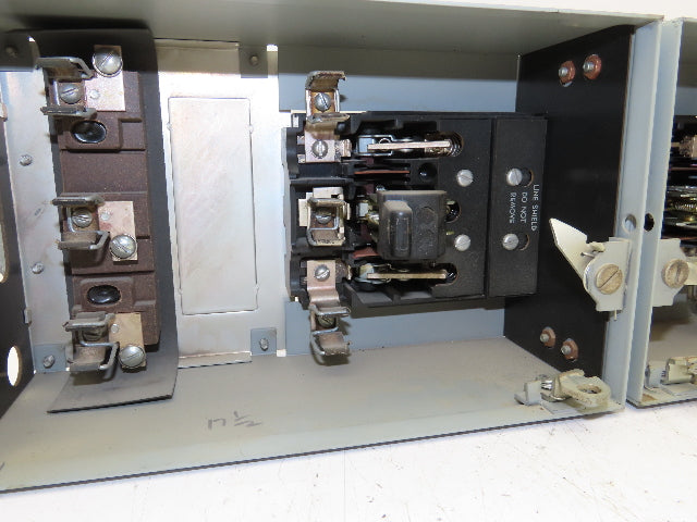 GE THP361 Fusible Panelboard Disconnect Switch Twin QMR 30A 600V 3 Pole
