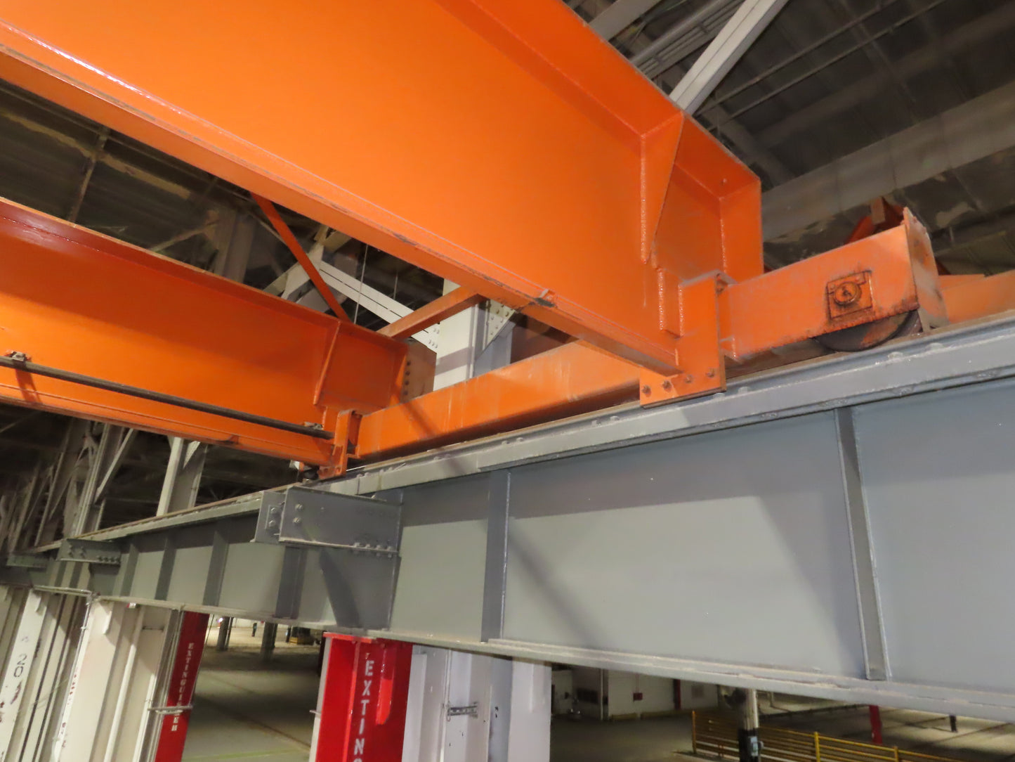 Cleveland Tramrail P&H 10 Ton Double Girder Top Running Bridge Crane 76' Span