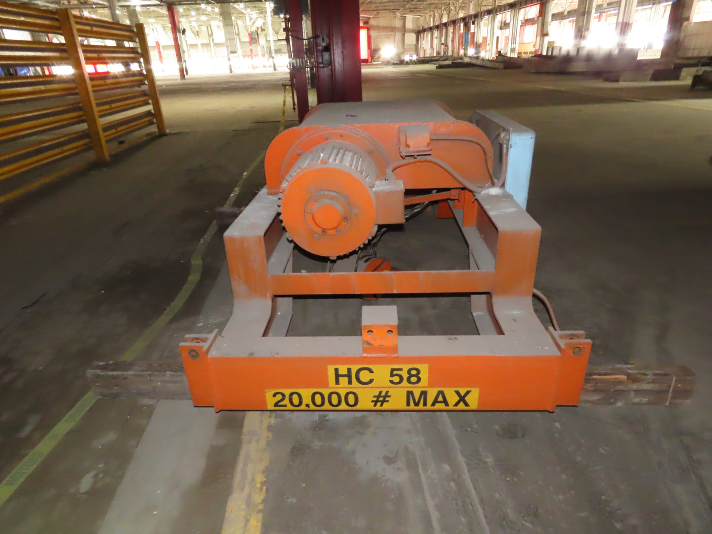 Cleveland Tramrail P&H 10 Ton Double Girder Top Running Bridge Crane 76' Span