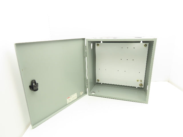 Hoffman A16N16ALP Electrical Enclosure Control Panel 16x16x6" Backplate NEMA 1