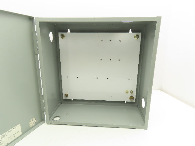 Hoffman A16N16ALP Electrical Enclosure Control Panel 16x16x6" Backplate NEMA 1