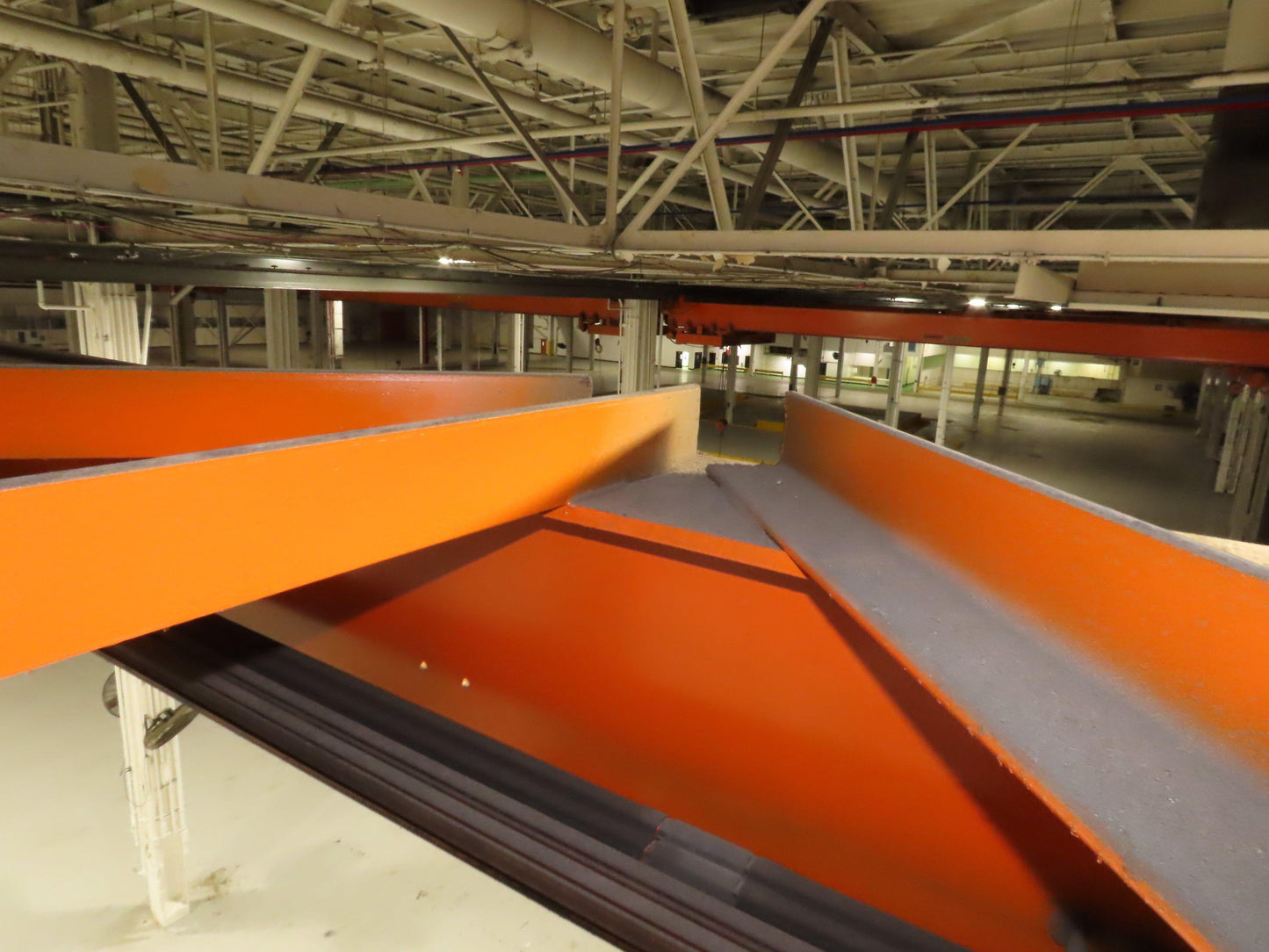 Cleveland Tramrail P&H 10 Ton Double Girder Underhung Bridge Crane 43' Span