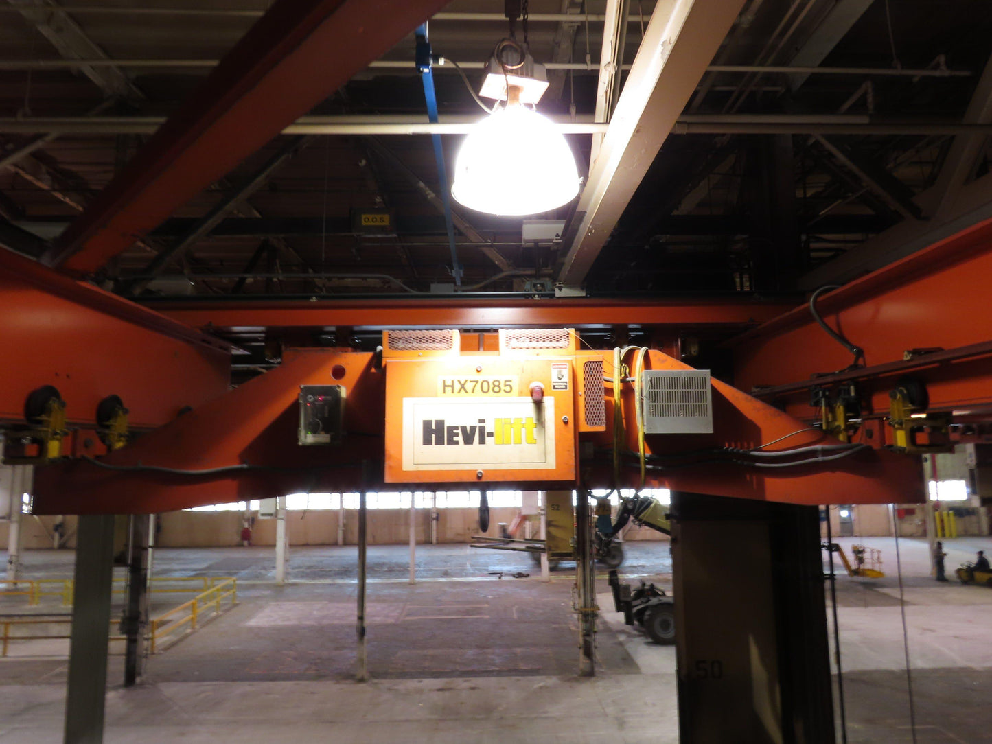 Cleveland Tramrail P&H 15 Ton Double Girder Bridge Crane 34' 10" Span w/Remote
