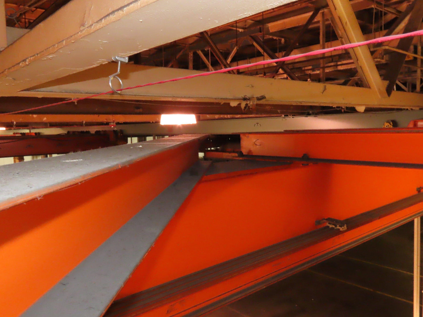 Cleveland Tramrail P&H 15 Ton Double Girder Bridge Crane 34' 10" Span w/Remote