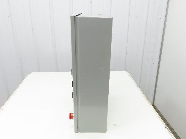 Wiegmann N1C162406LP Electrical Enclosure 24x16x6" Control Panel Switches 7x9"