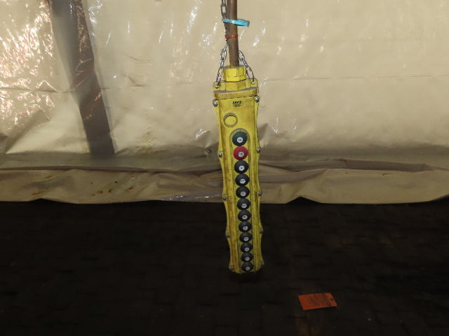 Cleveland Tramrail P&H 15 Ton Double Girder Bridge Crane 45' Span 2-Hoists