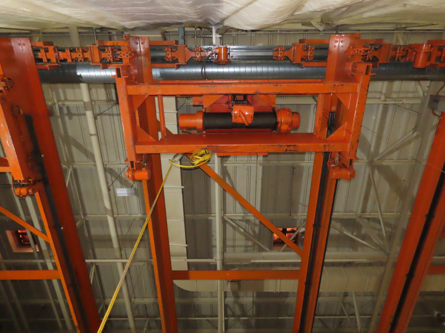 Cleveland Tramrail P&H 12 Ton Double Girder Underhung Bridge Crane 45' Span