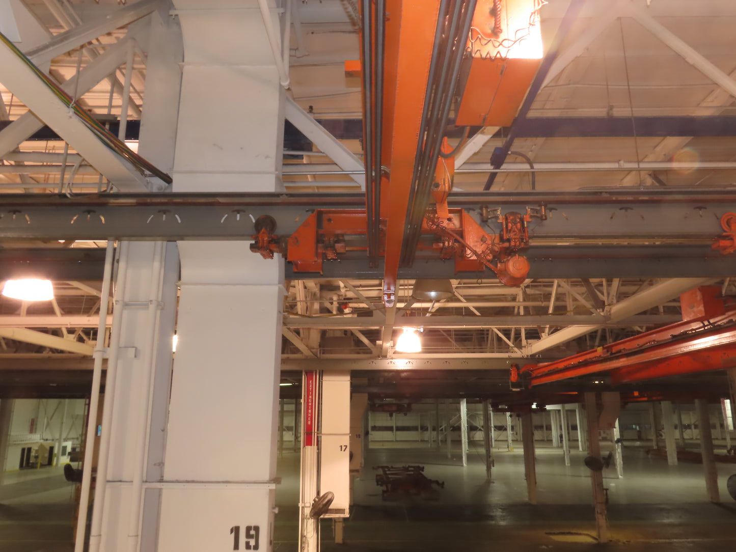 Cleveland Tramrail P&H 6 Ton Single Girder Underhung Bridge Crane 35' 10" Span