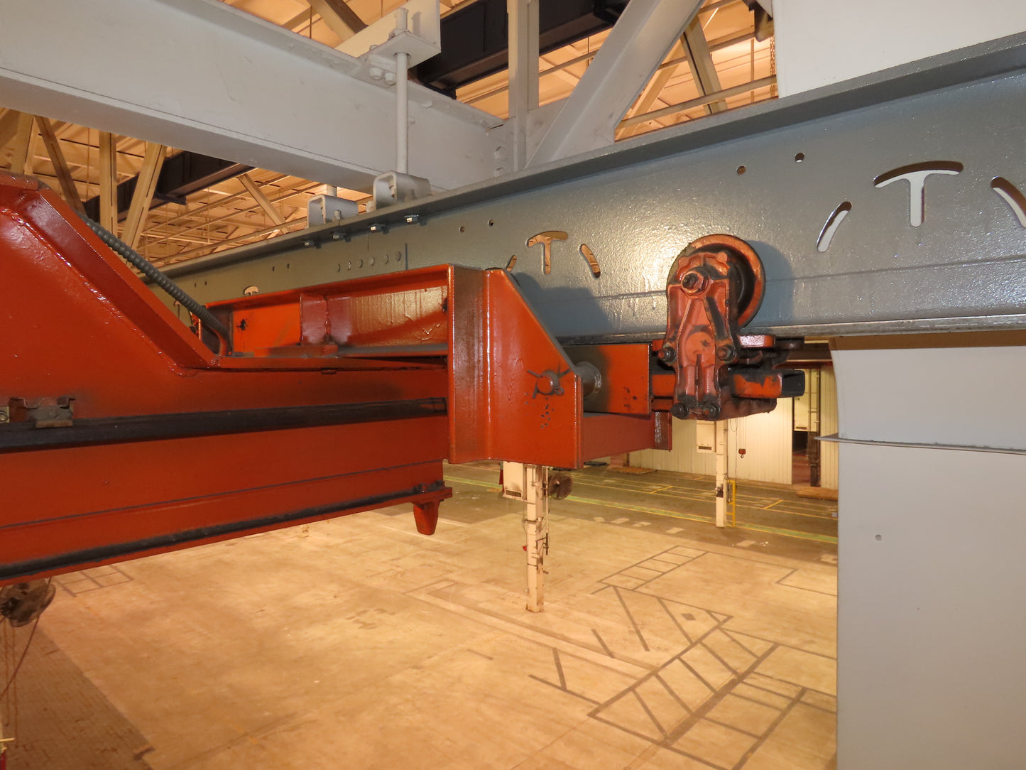 Cleveland Tramrail P&H 6 Ton Single Girder Underhung Bridge Crane 35' 10" Span