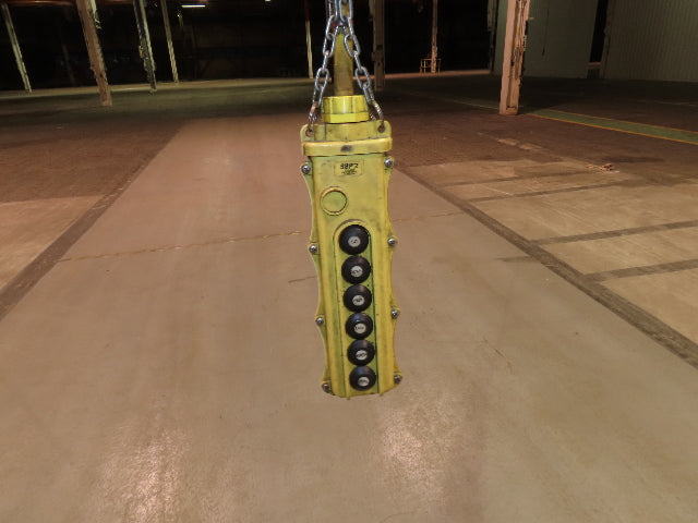 Cleveland Tramrail P&H 5 Ton Single Girder Underhung Bridge Crane 34' 10" Span