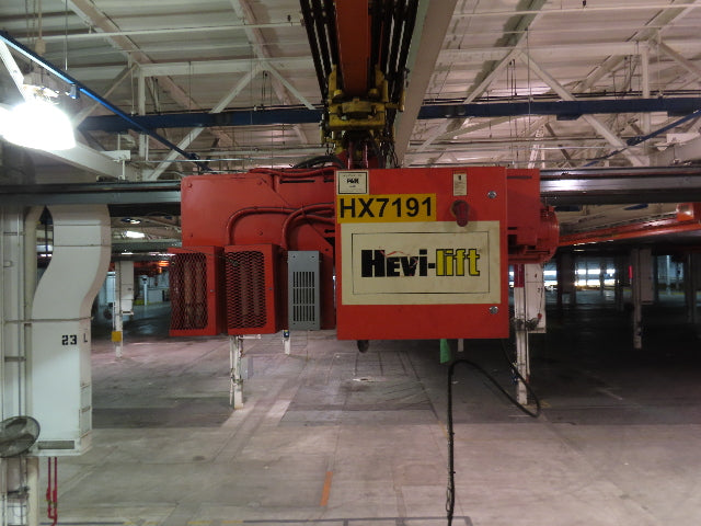 Cleveland Tramrail P&H 5 Ton Single Girder Underhung Bridge Crane 34' 10" Span