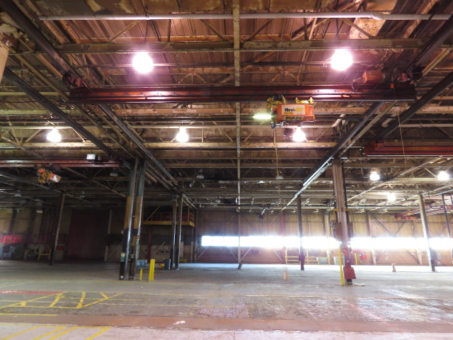 Cleveland Tramrail P&H 4 Ton Single Girder Underhung Bridge Crane 34' 10" Span