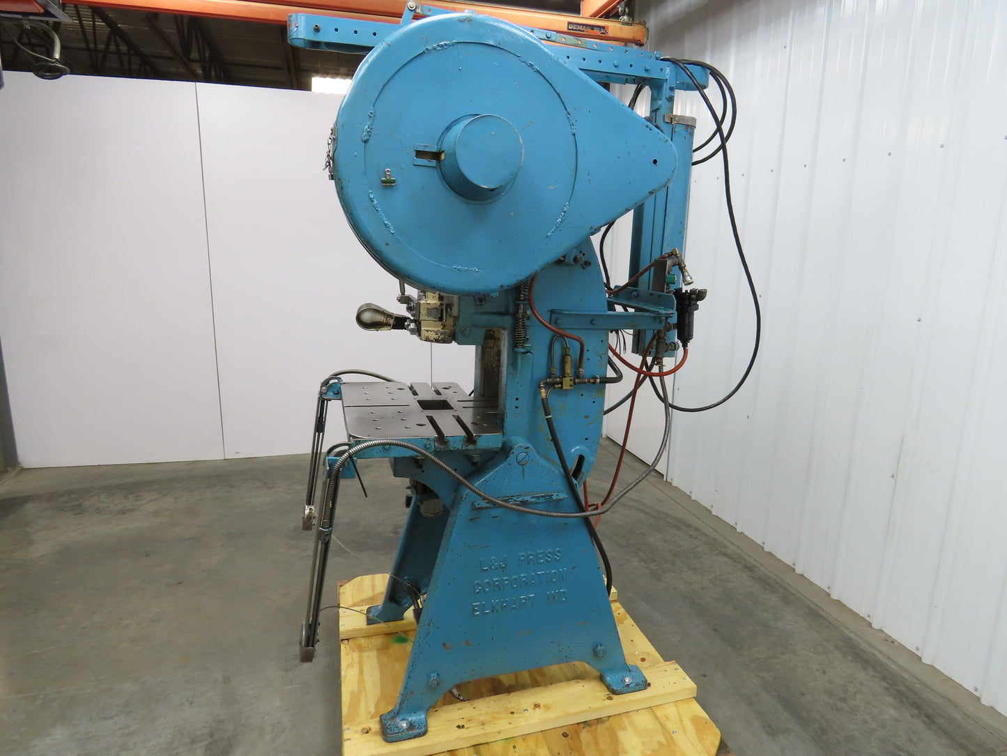 L&J No 2 Mechanical OBI Punch Press 18 Ton 2" Stroke 6" Throat 2Hp 3Ph
