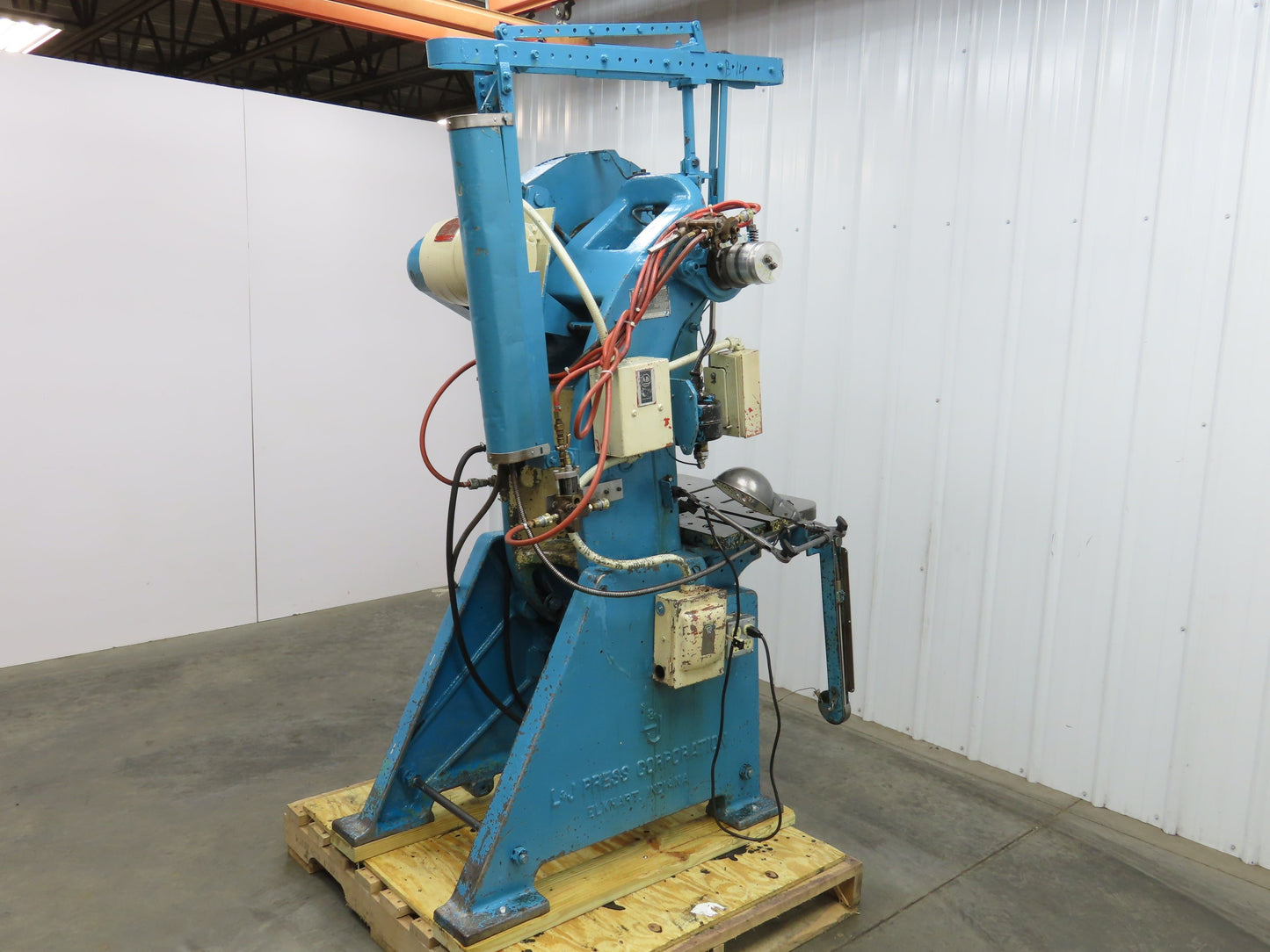 L&J No 18 Mechanical OBI Punch Press 18 Ton 2" Stroke 6" Throat 1.5Hp 3Ph