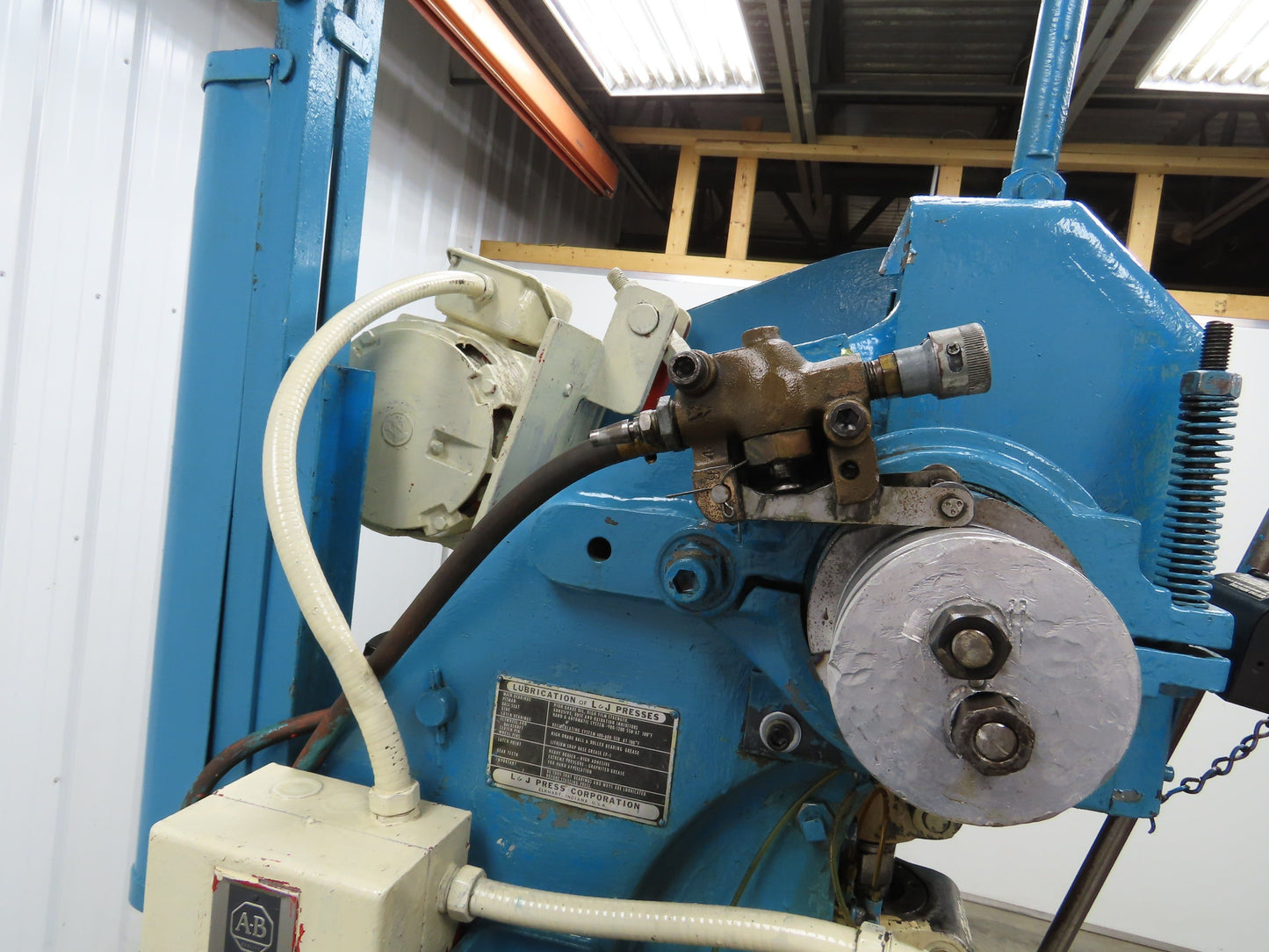 L&J No 18 Mechanical OBI Punch Press 18 Ton 2" Stroke 6" Throat 1.5Hp 3Ph