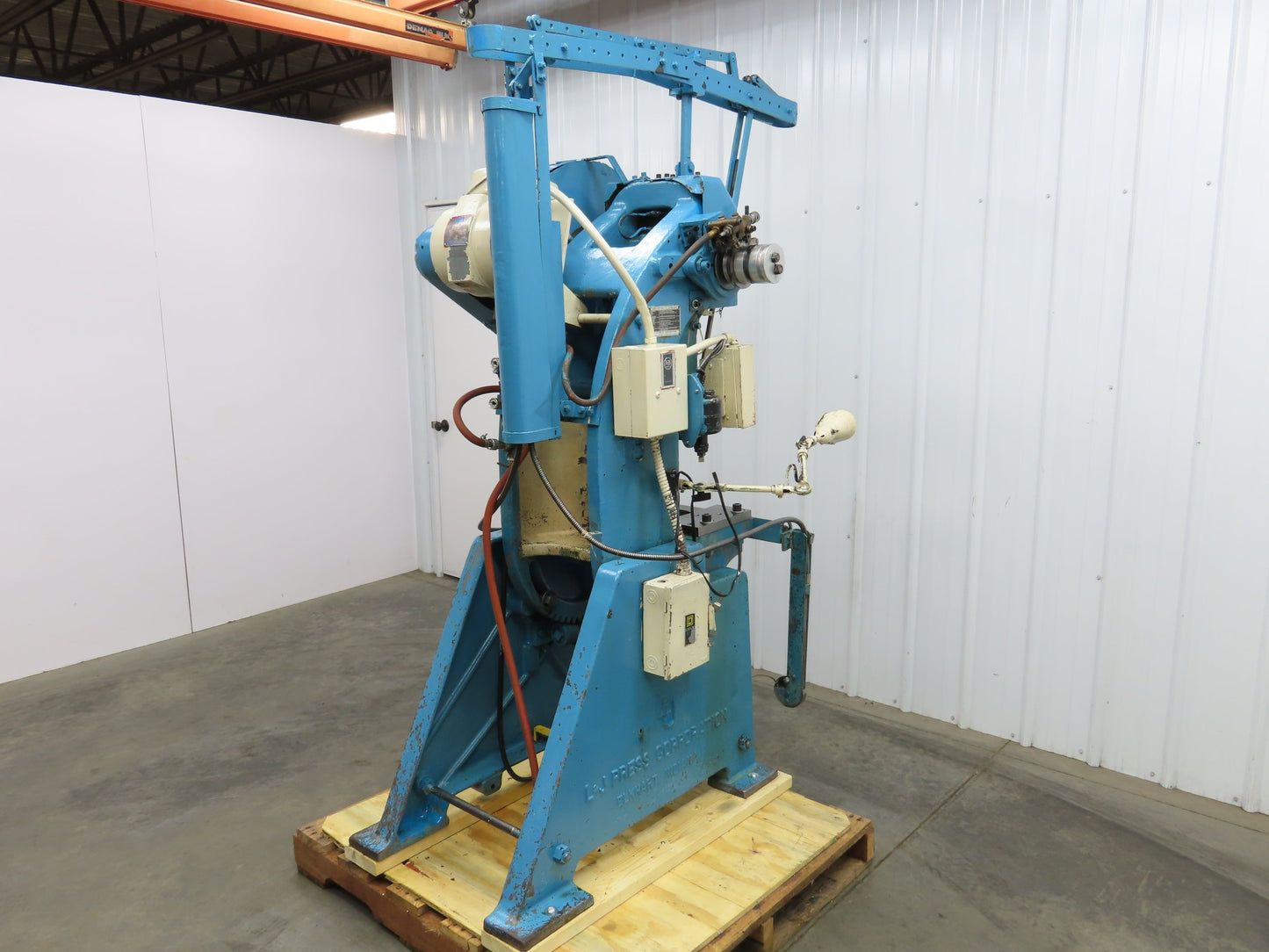L&J No 18 Mechanical OBI Punch Press 18 Ton 2" Stroke 6" Throat 1.5Hp 3Ph