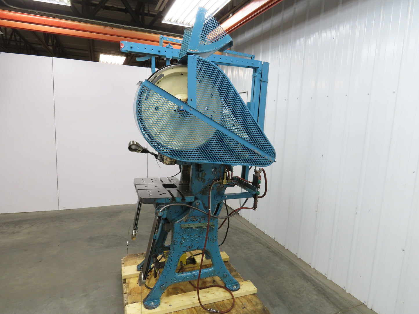 L&J No 2 Mechanical OBI Punch Press 18 Ton 2" Stroke 5-1/2" Throat 1Hp Varidrive
