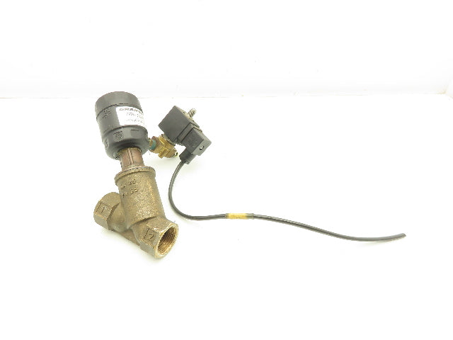 Granzow PABR-25/45FSO Bronze Pneumatic Solenoid Valve 2-Way 1" NPT 24VDC N.C.