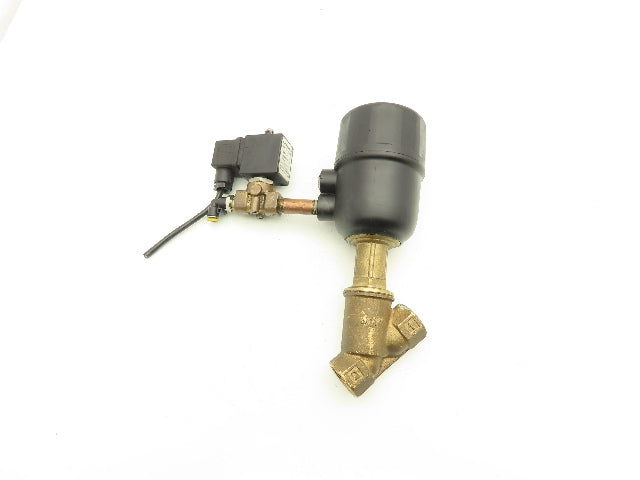 Granzow PABR-20FSO Bronze Pneumatic Solenoid Valve 2-Way 3/4" NPT 24VDC N.C.