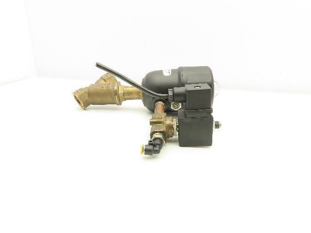 Granzow PABR-20FSO Bronze Pneumatic Solenoid Valve 2-Way 3/4" NPT 24VDC N.C.