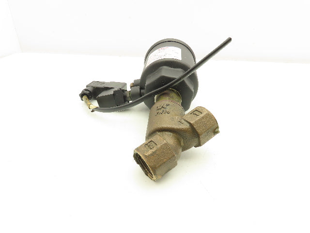Asco 8290B005 Bronze Pneumatic Solenoid Valve 2-Way 3/4" NPT 24VDC N.C.