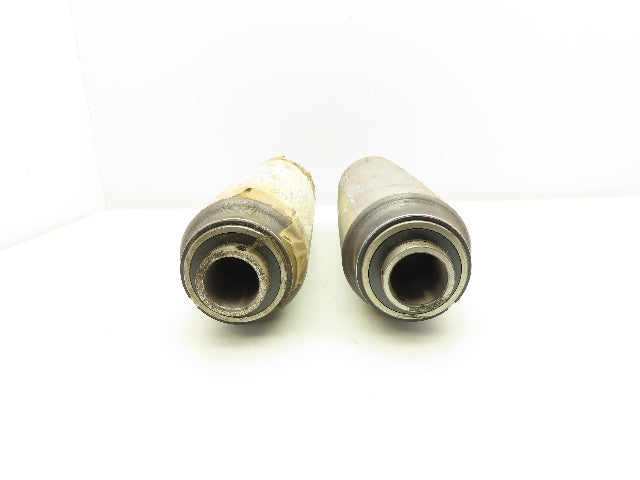Rapistan K000379AAG Belt Conveyor Steel Idler Pulley 4" Dia 13-1/4"W Lot of 2