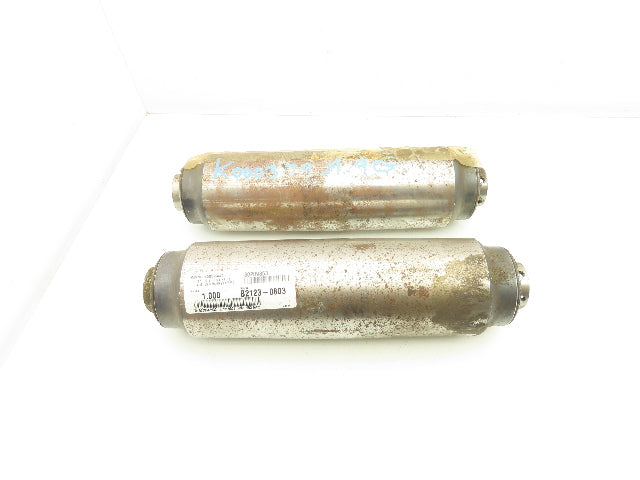 Rapistan K000379AAG Belt Conveyor Steel Idler Pulley 4" Dia 13-1/4"W Lot of 2