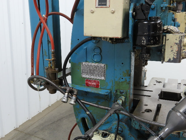 L&J No 18 Mechanical OBI Punch Press 18 Ton 2" Stroke 6" Throat 1.5Hp 3Ph
