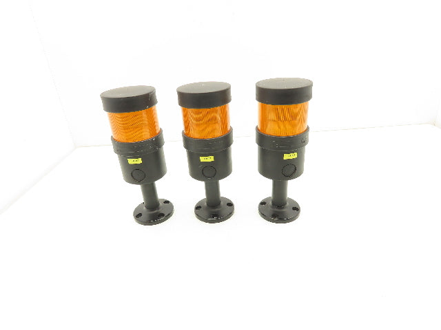 Telemecanique XVB C2B5 Modular Stack Light Tower Amber 24V Steady Base Lot of 3