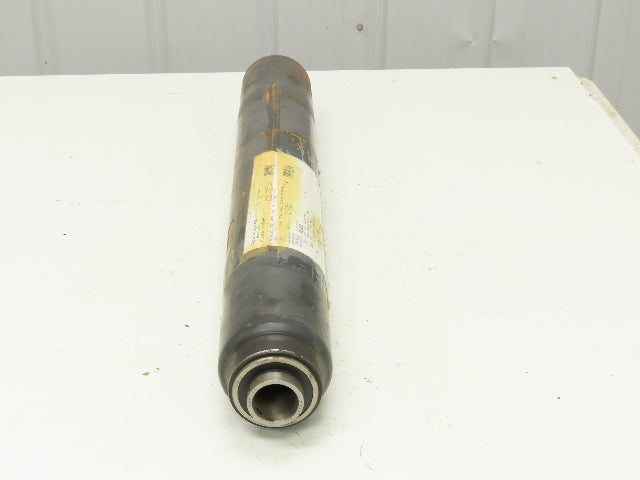 Rapistan K000306ABG Belt Conveyor Steel Idler Pulley 4" Dia 29-7/16"W