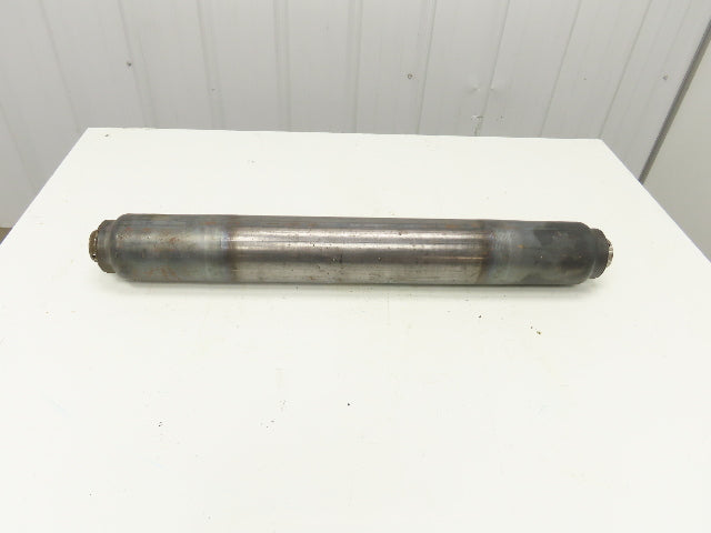 Rapistan K000306ABG Belt Conveyor Steel Idler Pulley 4" Dia 29-7/16"W