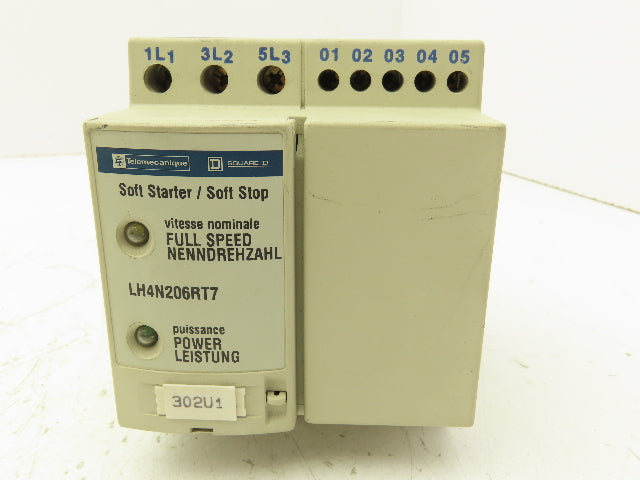 Telemecanique LH4N206RT7 Soft Starter/Stop 4HP 3PH 480V 6.2A