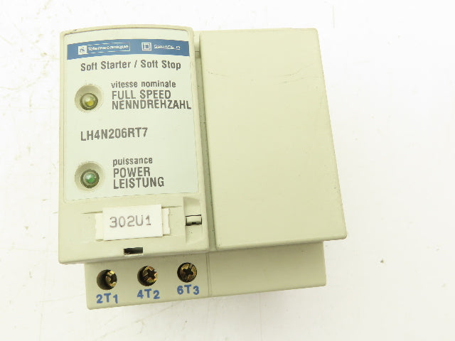 Telemecanique LH4N206RT7 Soft Starter/Stop 4HP 3PH 480V 6.2A