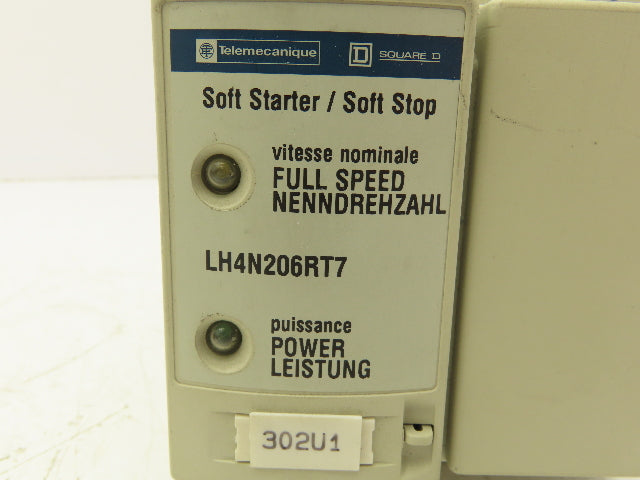 Telemecanique LH4N206RT7 Soft Starter/Stop 4HP 3PH 480V 6.2A