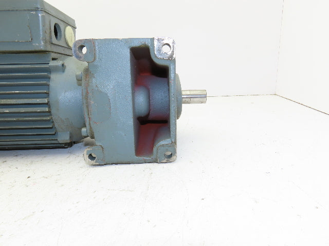 ABM DB10H/G80/4D71AX-4 Inline Gearmotor w/Brake .25kw 230/460V 3PH 96rpm 15:1