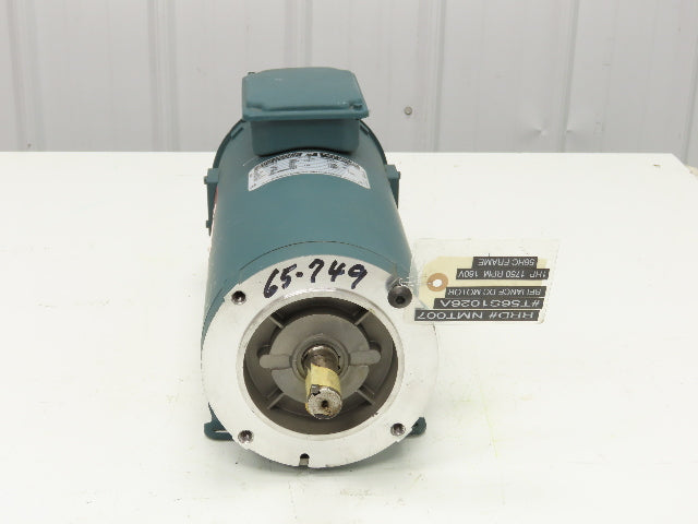 Reliance Electric T56S1026A DC Motor 180V 1Hp 4.5A 1750 RPM 56HC 7/8" Shaft