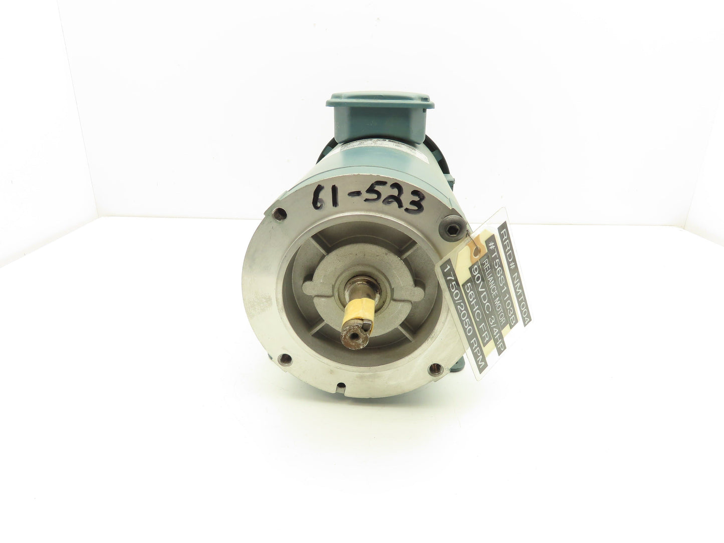 Reliance Electric T56S1103B DC Motor 90V 3/4Hp 7.9A 1750/2050 RPM 56HC Frame